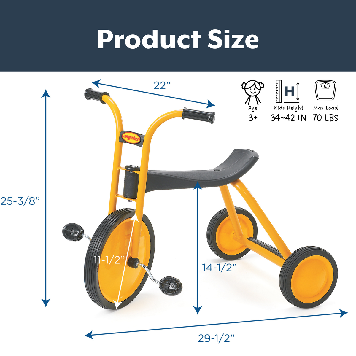 Tricycle Midi 12 po MyRider Children's Factory