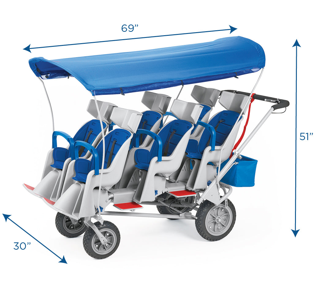 Poussette 6 places Runabout Children's Factory