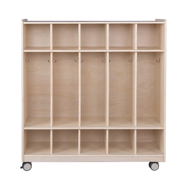 Casier mobile 5 sections rangement chaussures Angeles Children's Factory