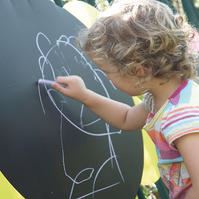 Wall mounted chalkboard set (5 pcs) in Daisies