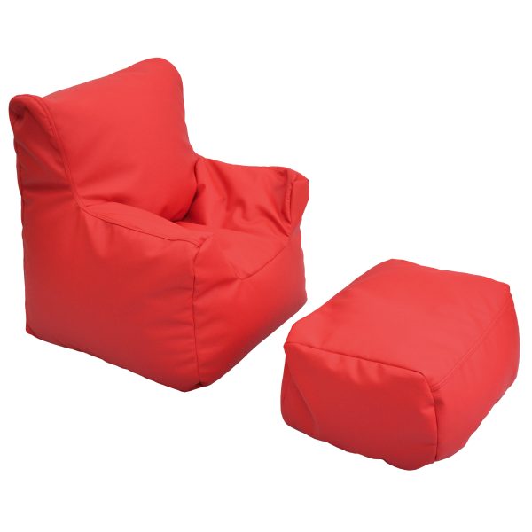 Fauteuil douillet et pouf Children's Factory