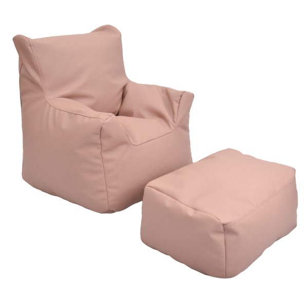 Fauteuil douillet et pouf Children's Factory