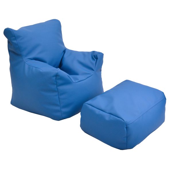 Fauteuil douillet et pouf Children's Factory