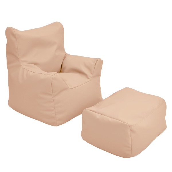 Fauteuil douillet et pouf Children's Factory