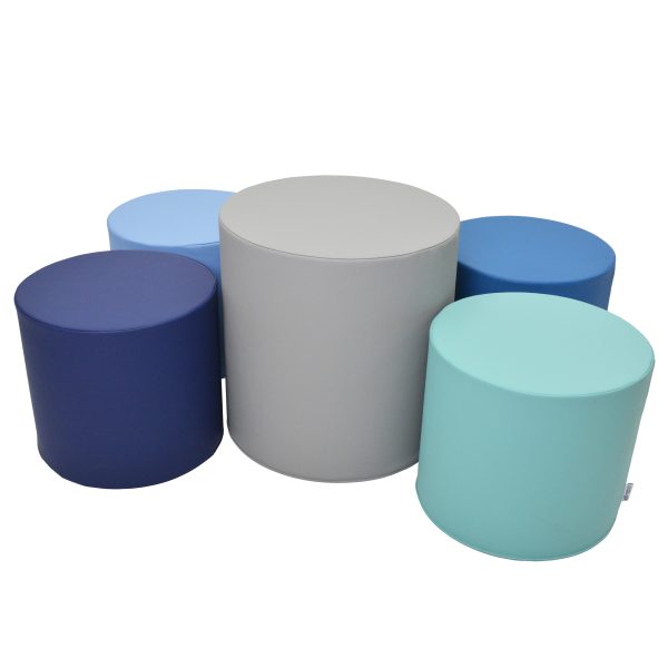 Ensemble de 5 poufs Children's Factory