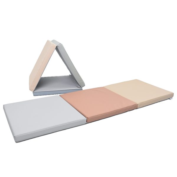 Tapis en mousse transformables en tunnel ou cabane, ensemble de 2, 72 x 24 po