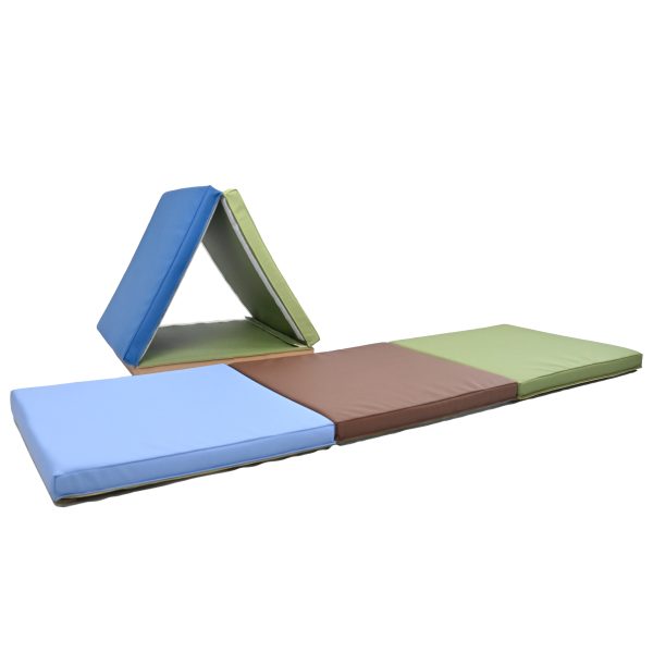Tapis en mousse transformables en tunnel ou cabane, ensemble de 2, 72 x 24 po