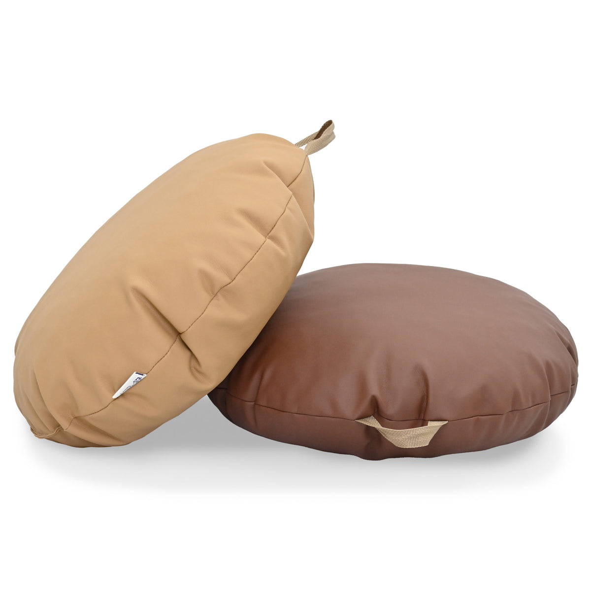 Mini pouf rond avec poignée 18 x 18 po Children's Factory