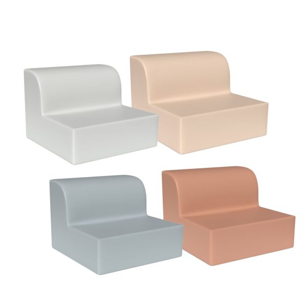 Ensemble de 4 chaise longue souple Children's Factory