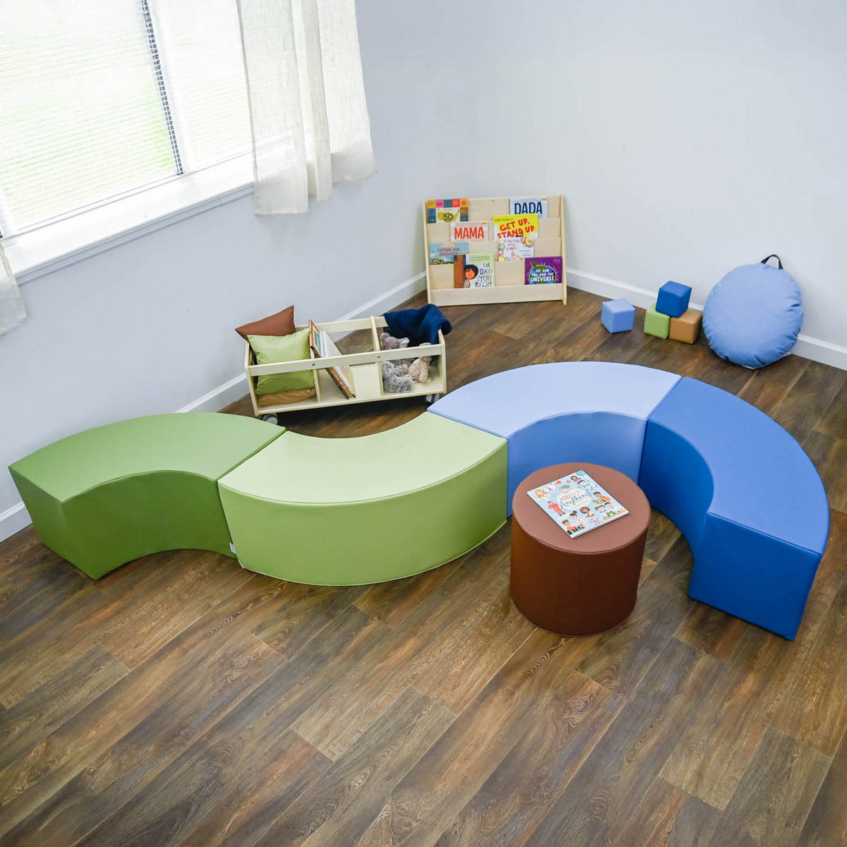 Ensemble de sièges courbes 5 pièces Children's Factory