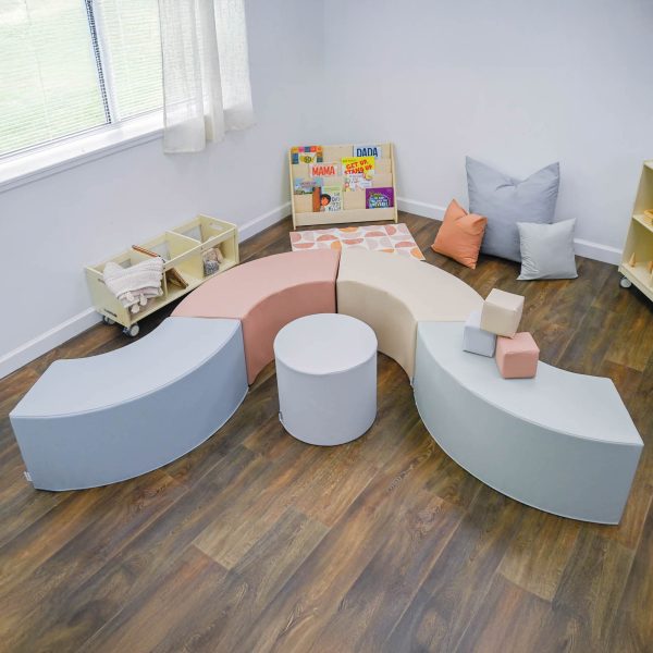 Ensemble de sièges courbes 5 pièces Children's Factory