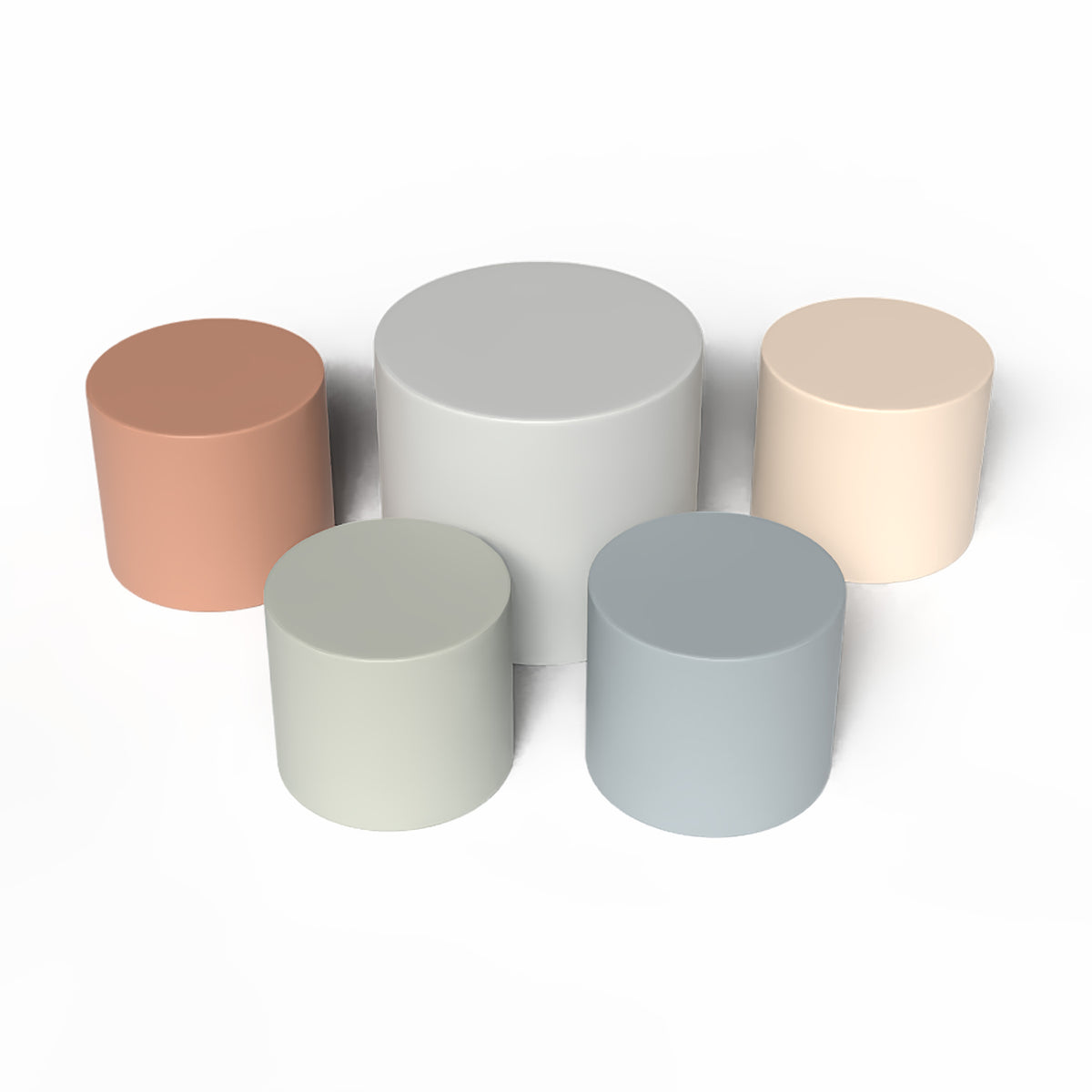 Ensemble de 5 poufs Children's Factory