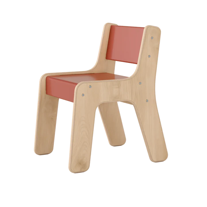 Chaise ergonomique en bouleau – 6 couleurs et 3 hauteurs
