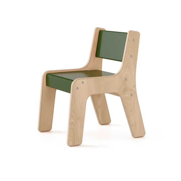 Chaise ergonomique en bouleau – 6 couleurs et 3 hauteurs