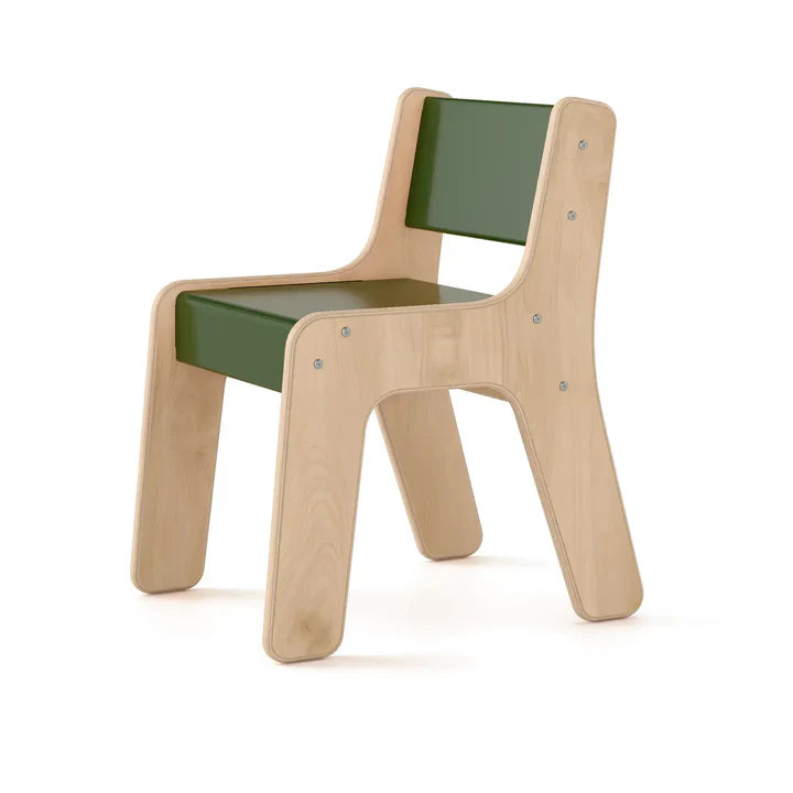 Chaise ergonomique en bouleau – 6 couleurs et 3 hauteurs