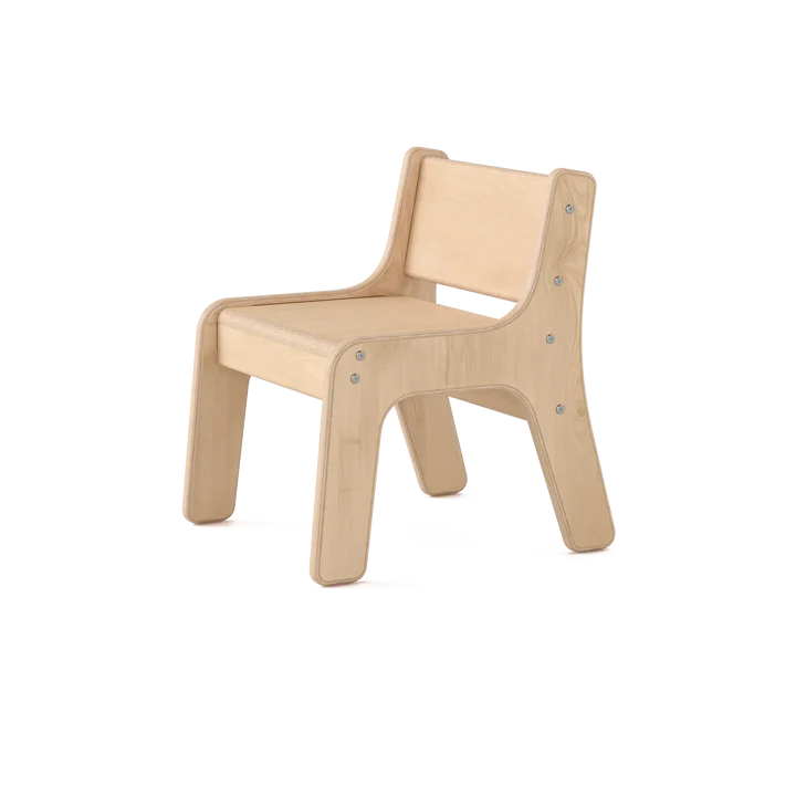 Chaise ergonomique en bouleau – 6 couleurs et 3 hauteurs
