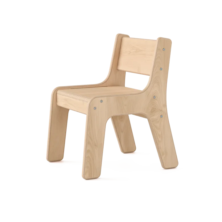 Chaise ergonomique en bouleau – 6 couleurs et 3 hauteurs