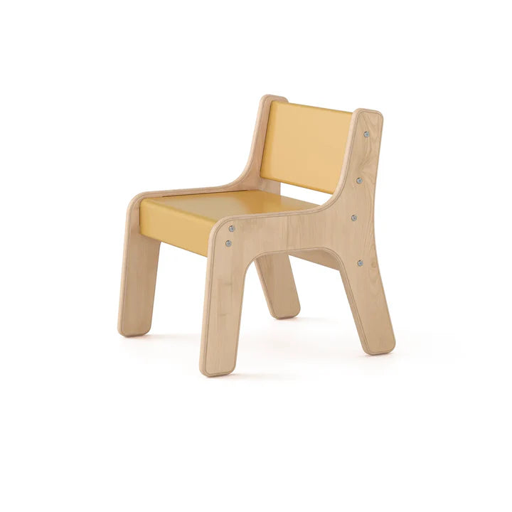 Chaise ergonomique en bouleau – 6 couleurs et 3 hauteurs