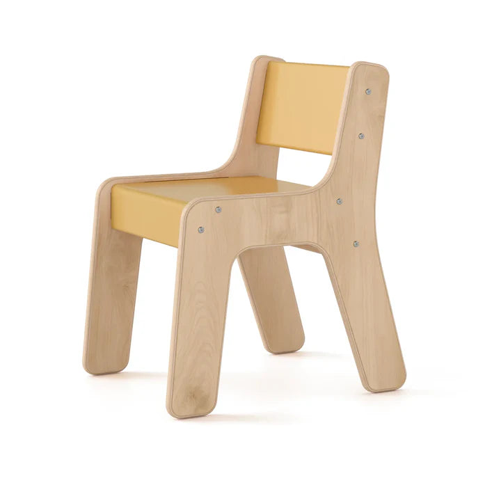 Chaise ergonomique en bouleau – 6 couleurs et 3 hauteurs