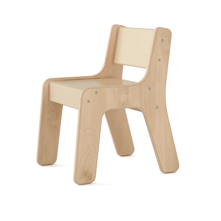 Chaise ergonomique en bouleau – 6 couleurs et 3 hauteurs