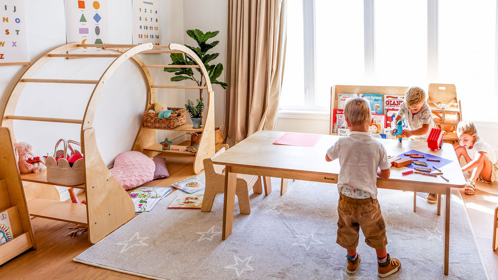 Arche Waldorf en bois – Structure de jeu libre