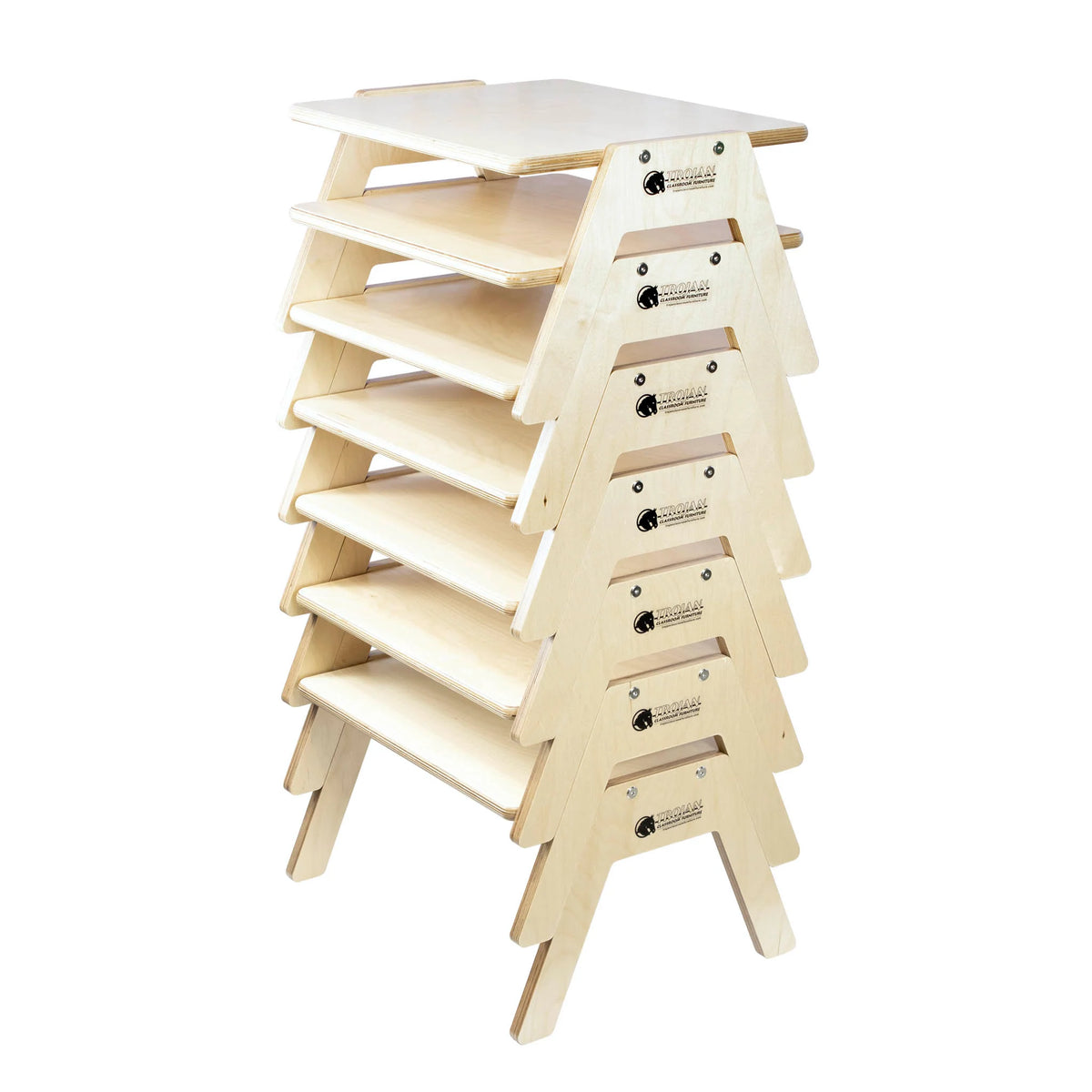 Table de sol empilable en bois