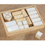 Set of 25 wooden blocks and mirrors