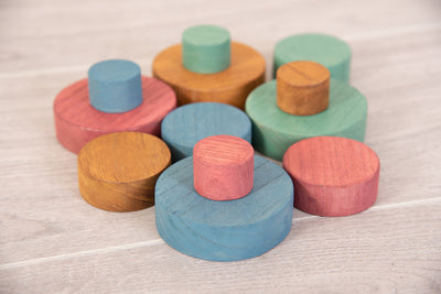 Wooden disc set (12 pcs)