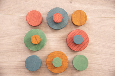 Wooden disc set (12 pcs)