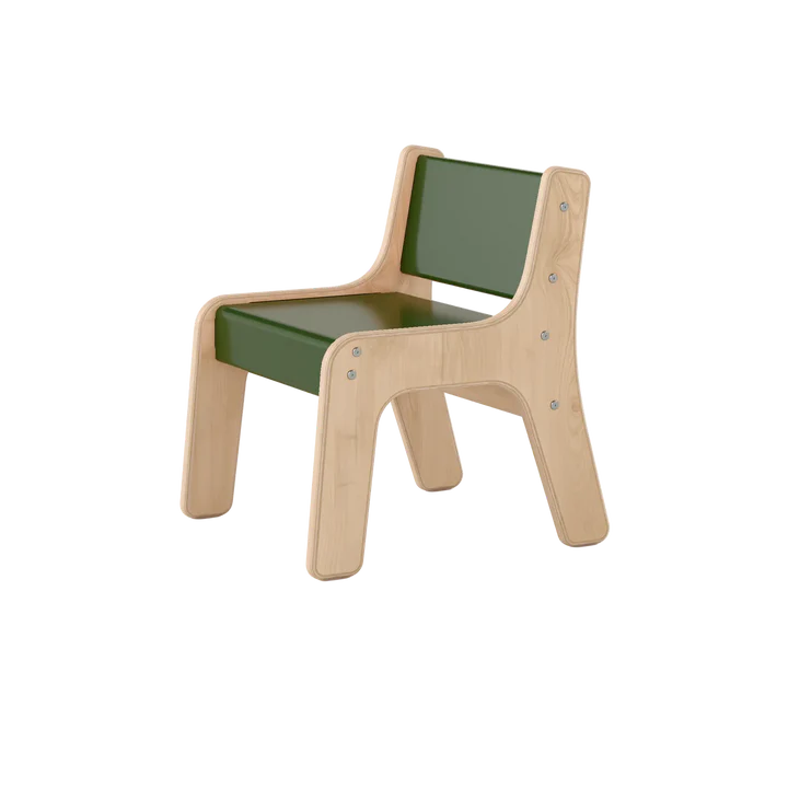 Chaise ergonomique en bouleau – 6 couleurs et 3 hauteurs