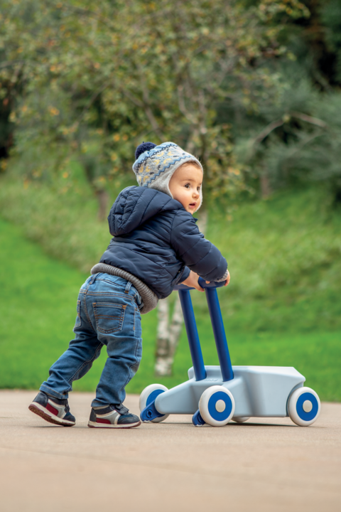 Trotteur bébé roberto jaune italtrike