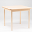 Classic square wooden table for daycare and CPE