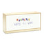 Mobile storage cabinet with 10 clear bins and whiteboard back