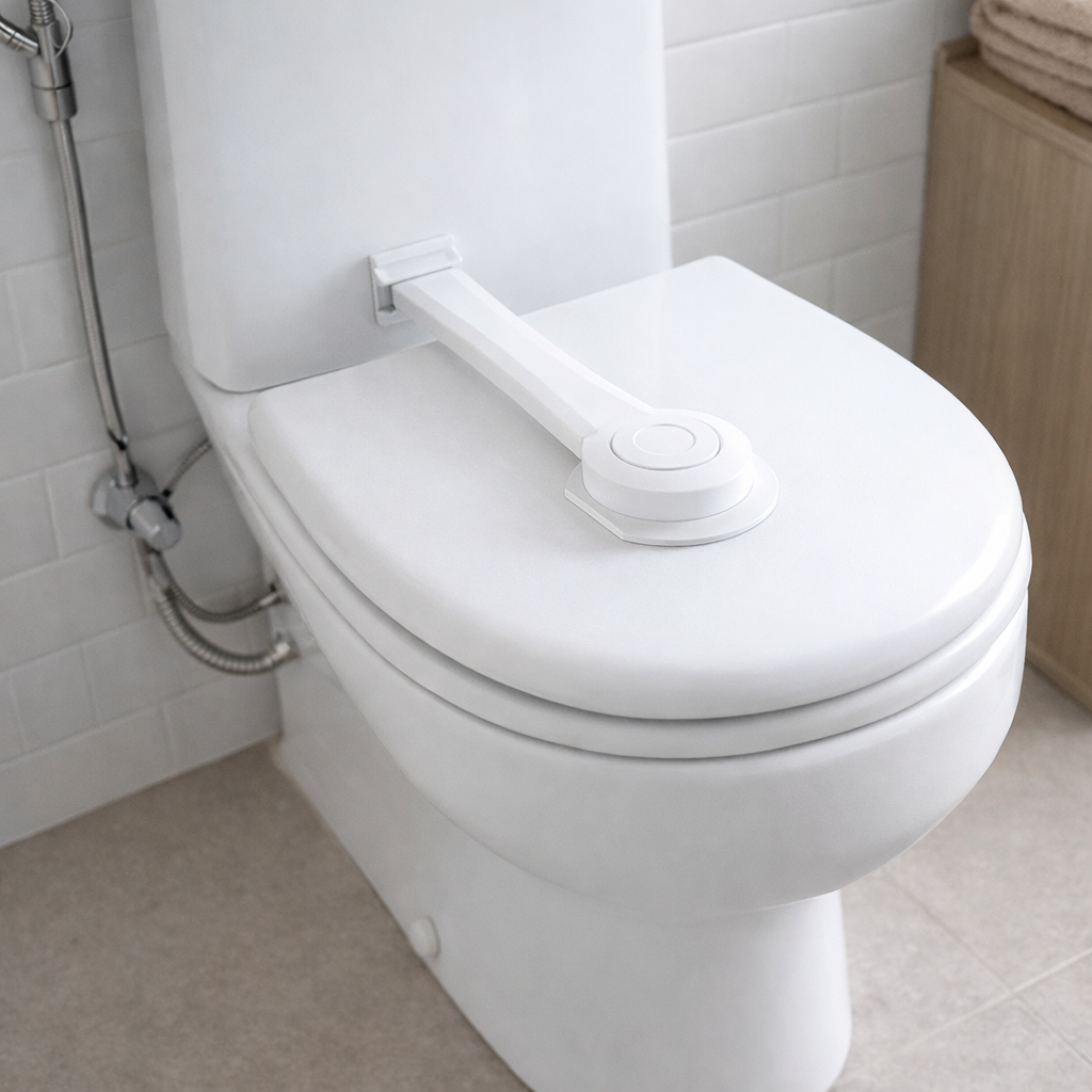 Verrou de toilette inclus