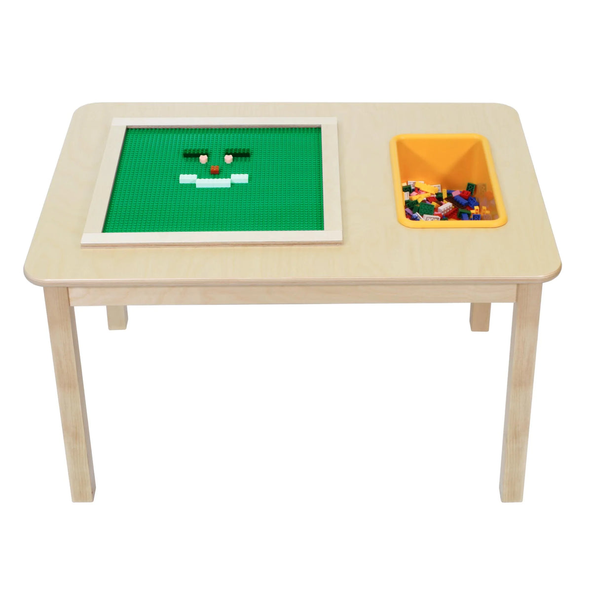 Table à blocs de construction en bois
