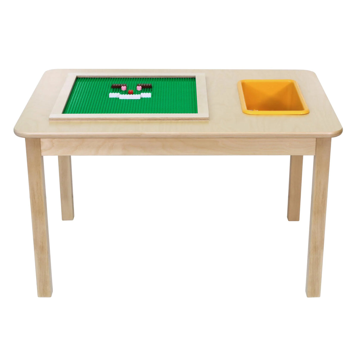 Table à blocs de construction en bois