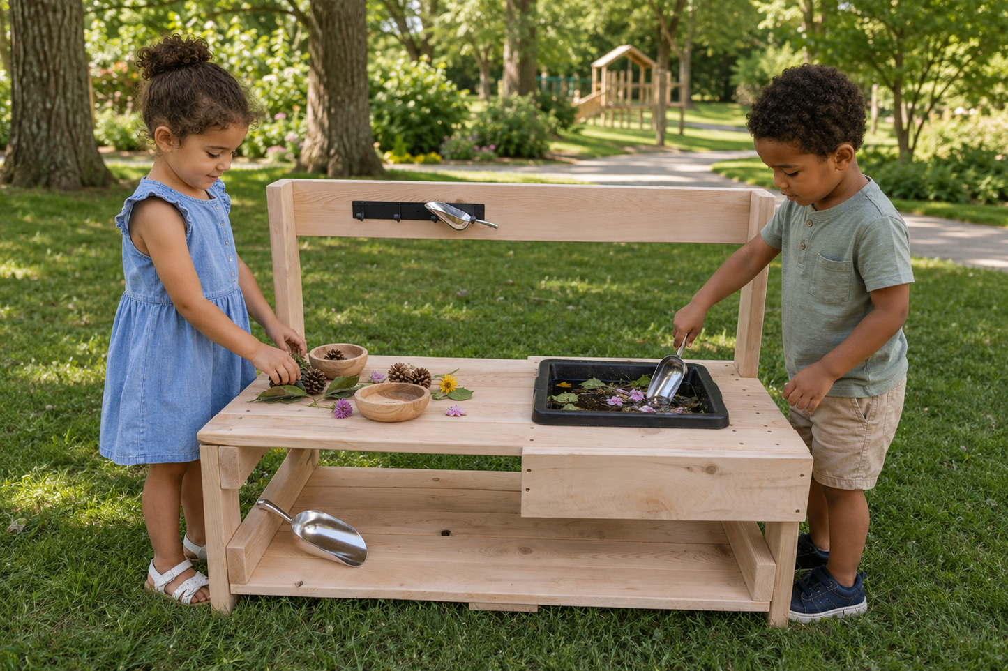 Cuisinette complète extérieure pour enfants