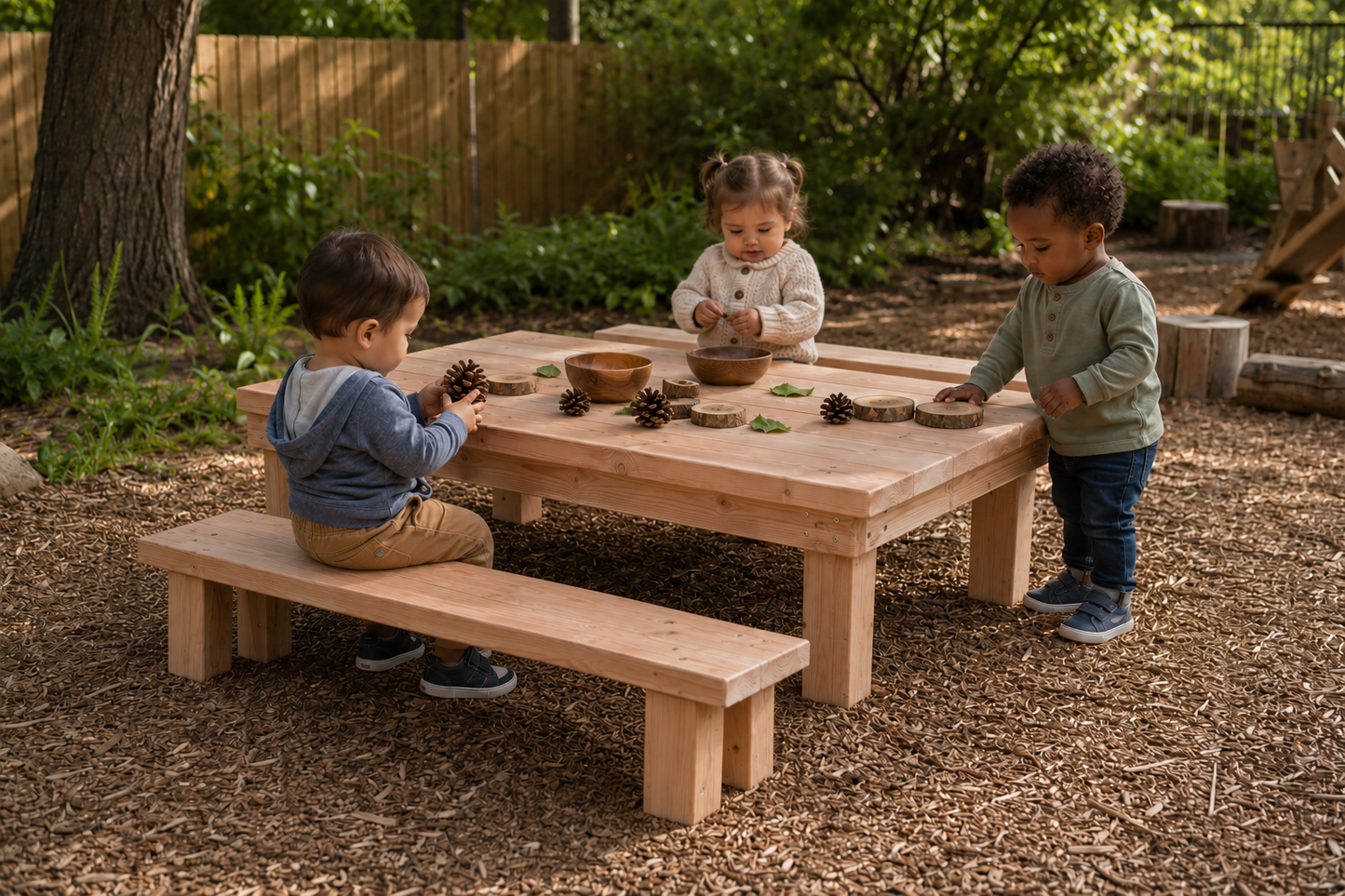 Table de pique-nique en bois