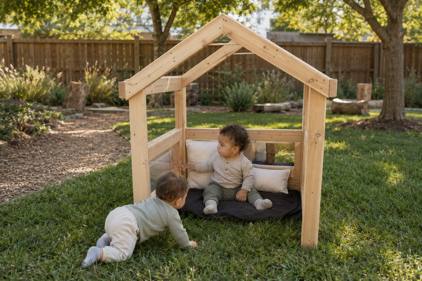 Cabane en bois pour enfants