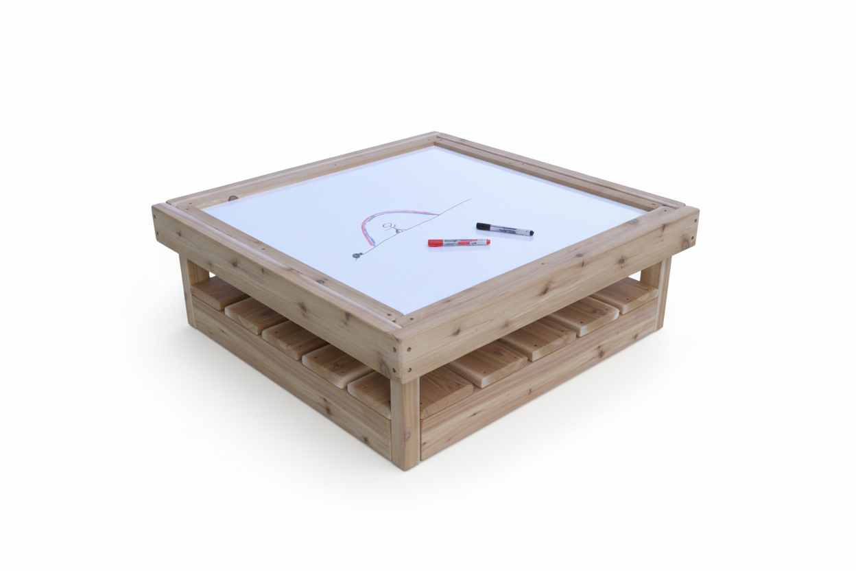 Table d’art extérieure pour poupons