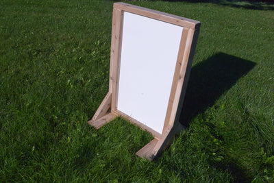 Double-sided outdoor board