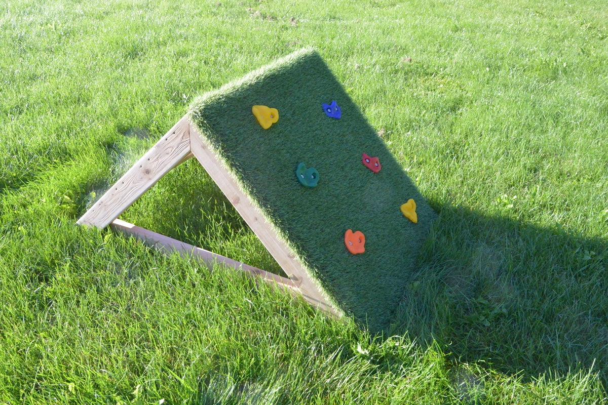 Double-Sided Toddler Climbing Wall