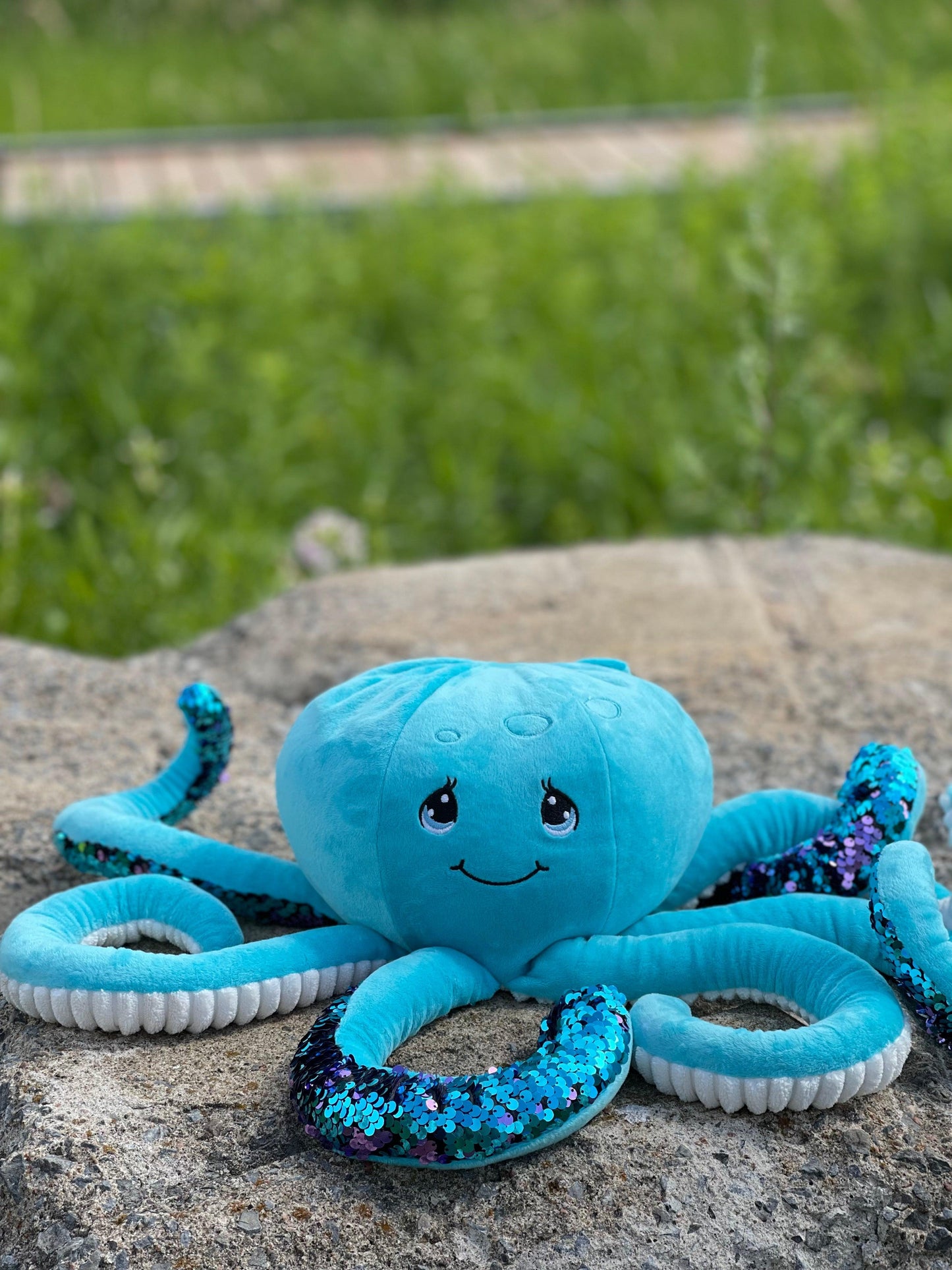 Pieuvre lestée Octa Blue lavable