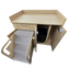 Mobile Changing Table for Daycare/CPE – With Storage and Bin Cabinet