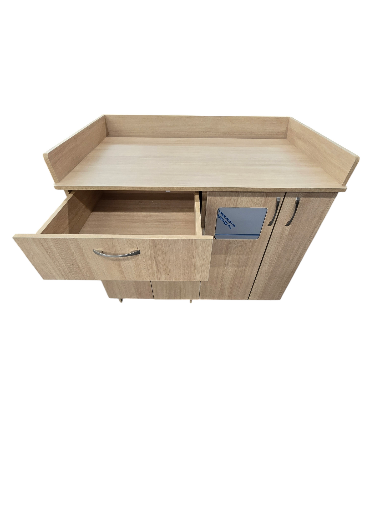 Table à Langer Mobile pour Garderie/CPE – Avec Rangement et Armoire à Poubelle