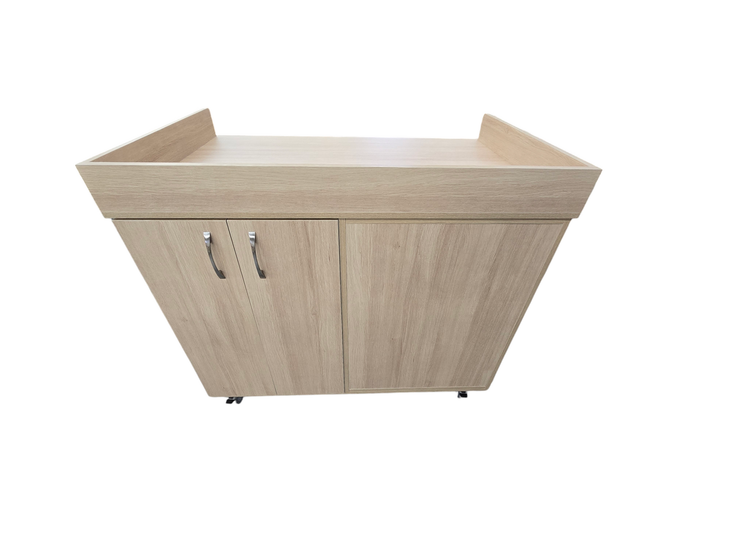 Table à Langer Mobile pour Garderie/CPE – Avec Rangement et Armoire à Poubelle