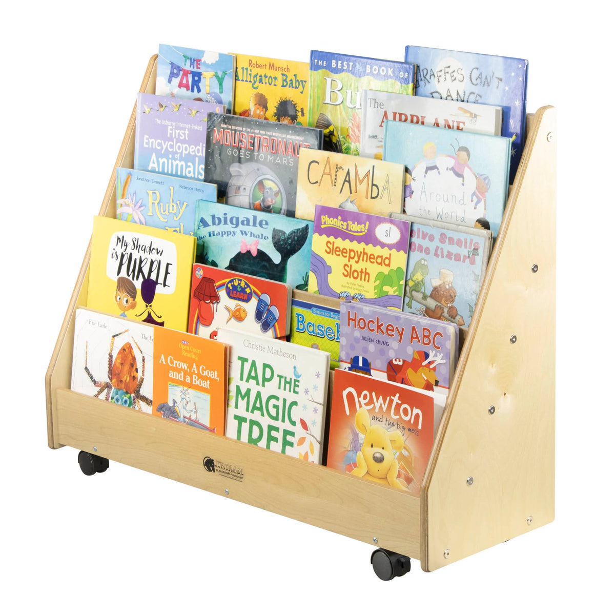 Présentoir à livres primaire à 5 tablettes