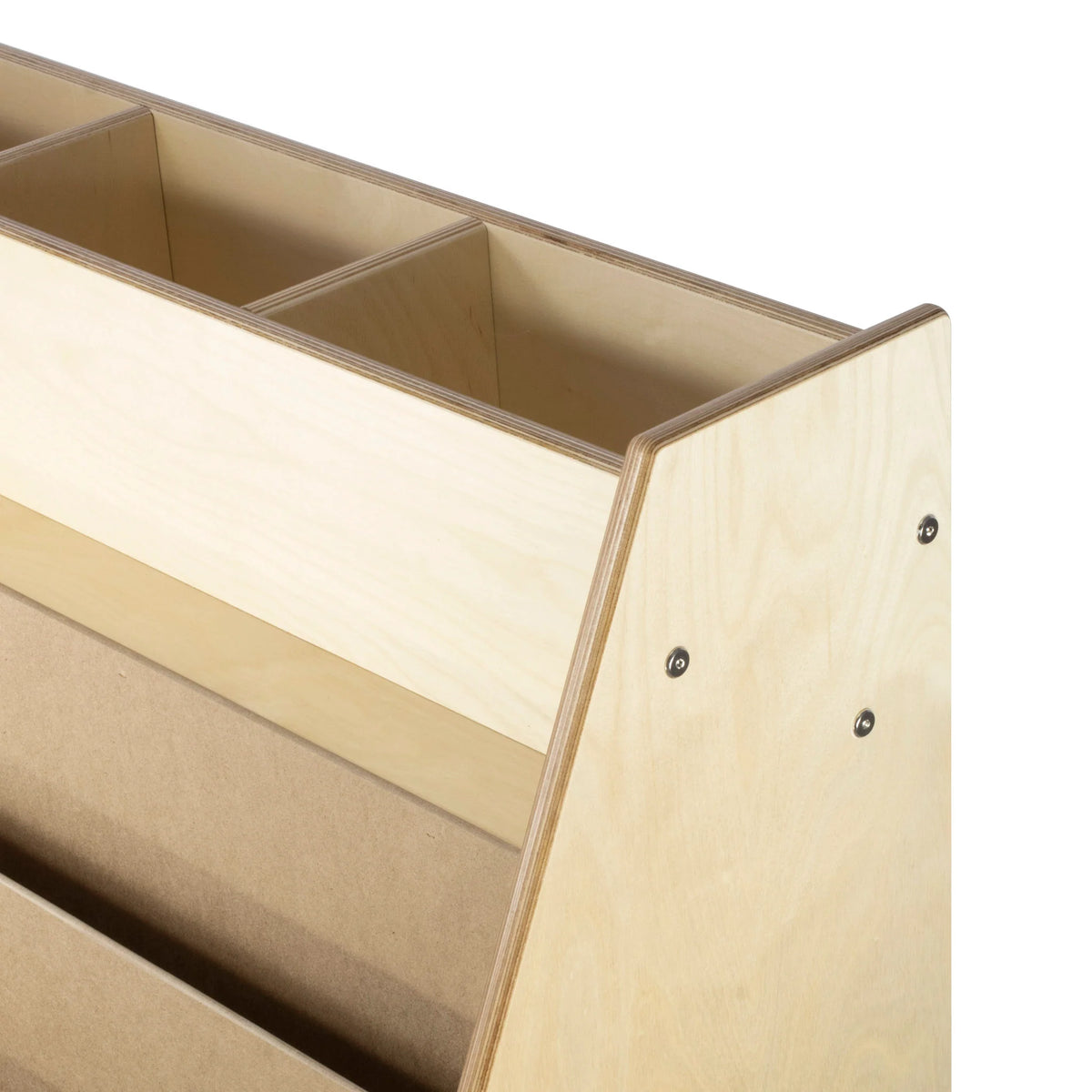 Bibliothèque mobile et rangement à blocs