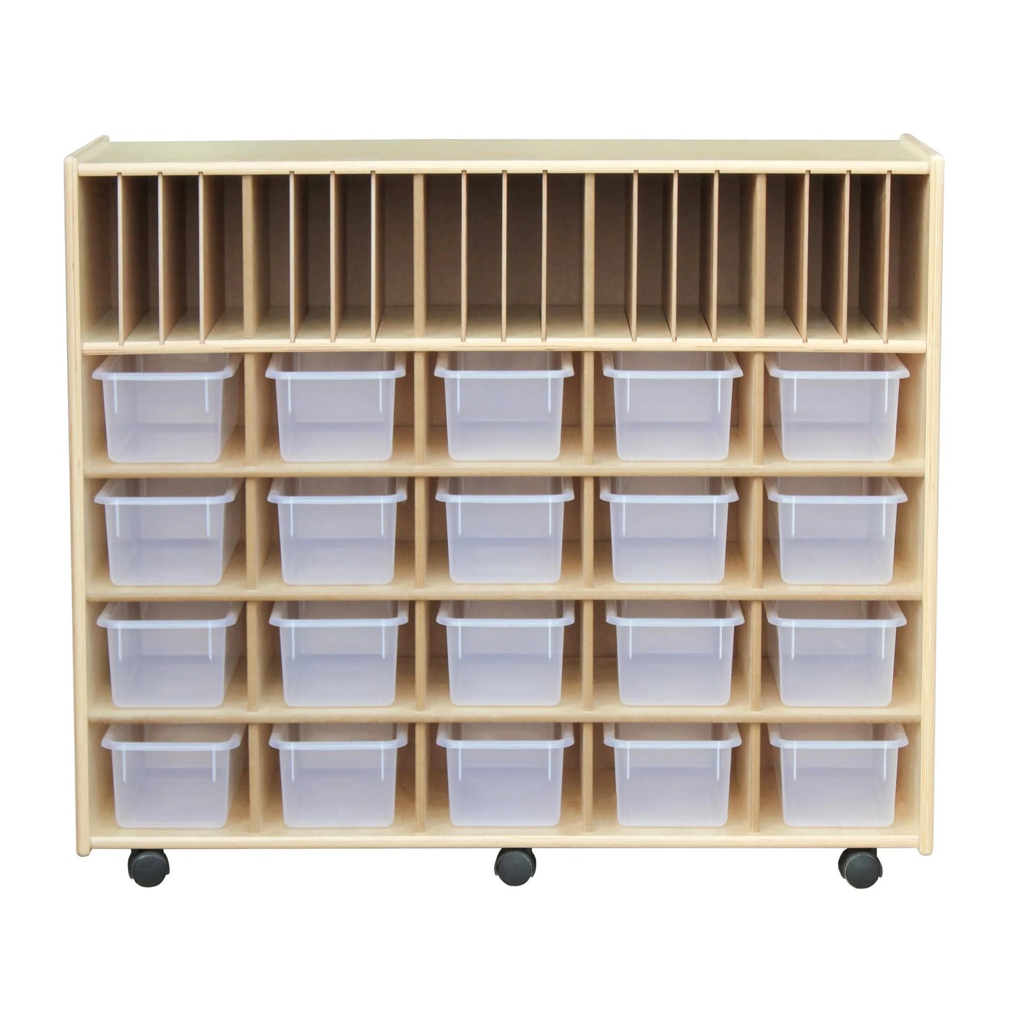 Meuble multi-rangement portfolio à 20 cases