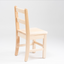 Wooden school chair for children